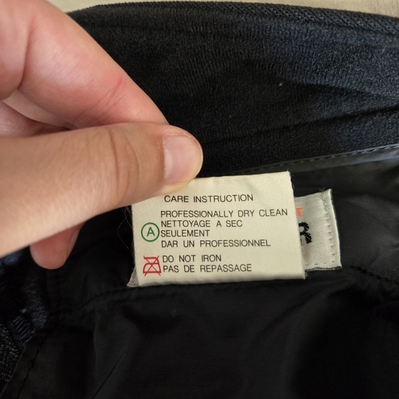 Obermeyer Sport 10R Black Vintage Ski Pants with‎ Stirrup Wool Blend - Picture 10 of 10